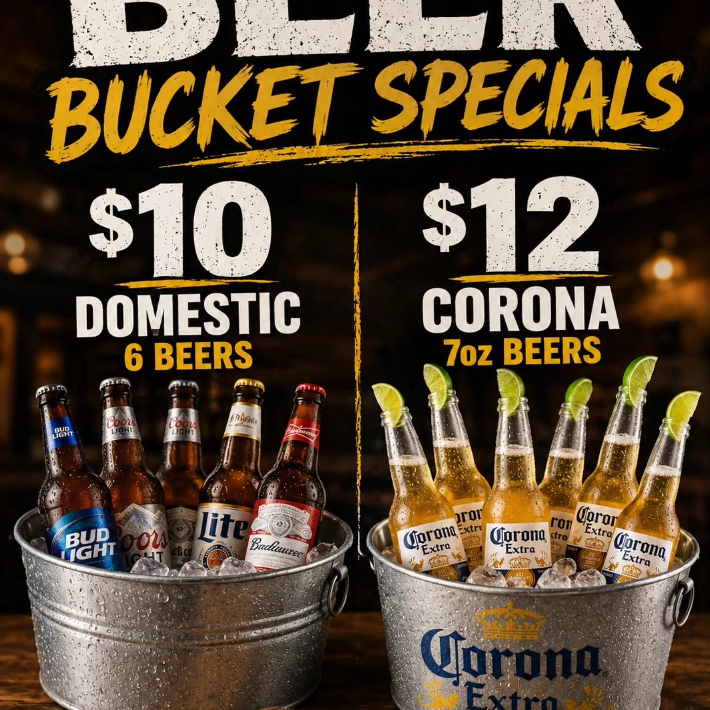 Beer buckets
